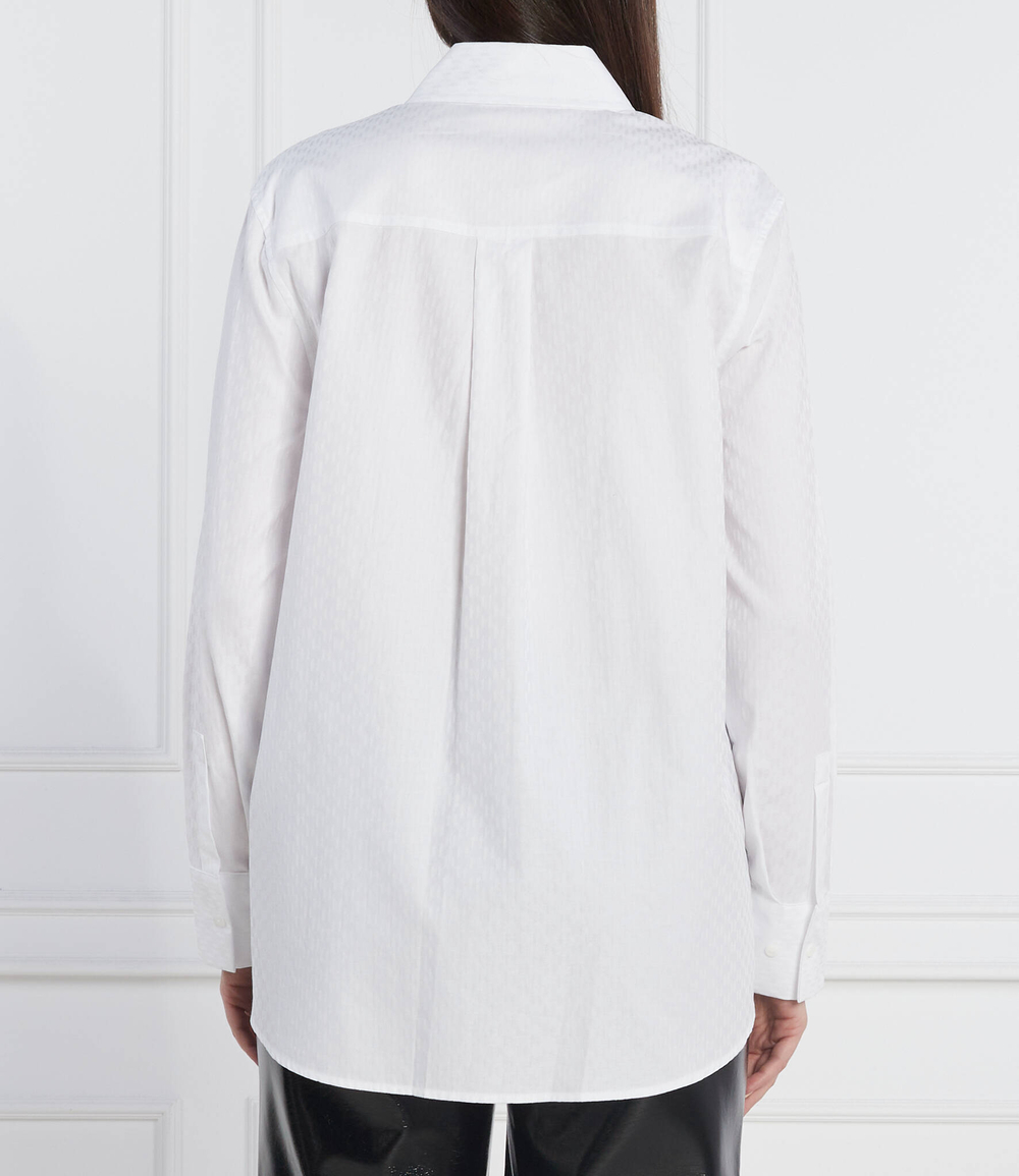 рубашка jacquard monogram Karl Lagerfeld - белый(226W1603)