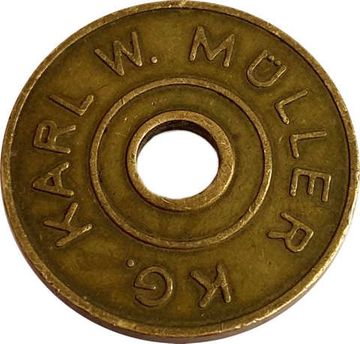 Парковочный жетон «KWM MÜNZPRÜFER» Германия