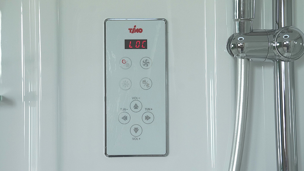 Душевой бокс Timo Lux 135х135 T-7735C стекло прозрачное/профиль хром