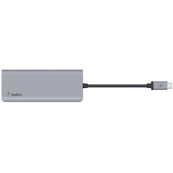 USB-концентратор Belkin USB-C 7in1 Multiport Dock (AVC009btSGY), серый