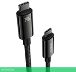 Кабель Baseus Type-C to Type-C 3m Black (CAWJ040201)
