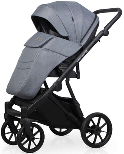 Детская коляска Riko Basic Montana X 2 в 1 52 Grey (серый)