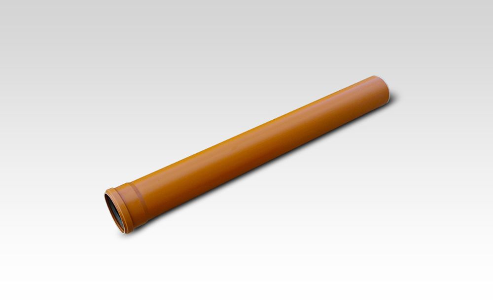 Труба пластиковая 110х2000 ЭкоПром(оранжевый) - арт.555794