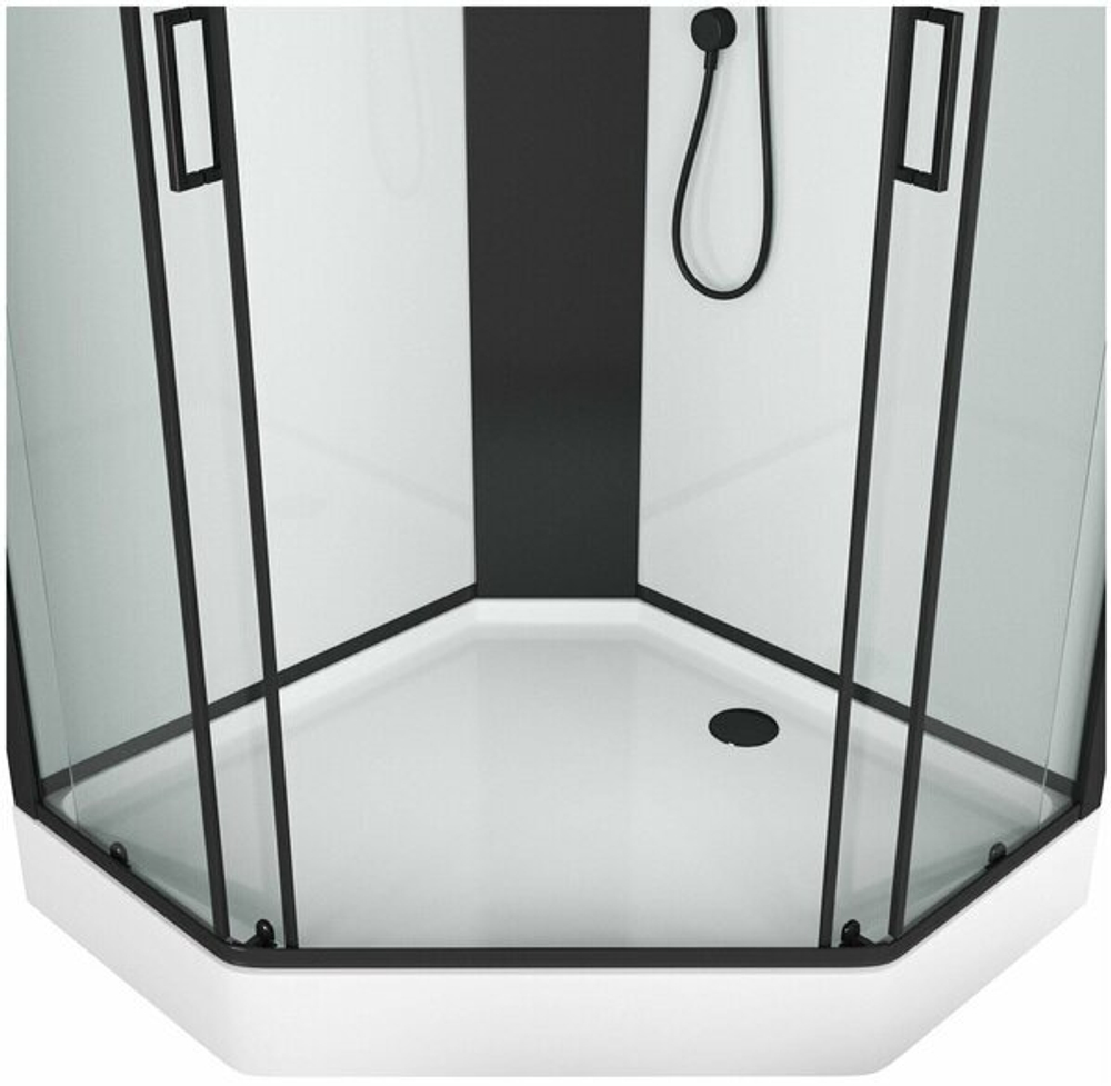 Душевая кабина Grossman Elegans GR251D (90х90х217) дверь раздвижная,5 мест