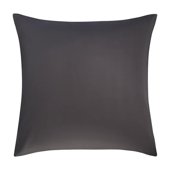Набор наволочек из премиального сатина темно-серого цвета из коллекции essential, 70х70 см