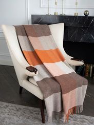 Плед DANA 4-00 из шерсти астралийского мериноса AVINAMAS