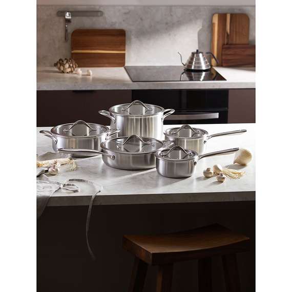 Кастрюля с крышкой 3ply etalon, D24 см, 4 л