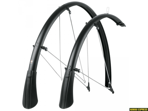 Крылья металлопластик SKS-10435 Bluemels 35mm, 28", черные. с брызгов., Trekking (Германия)