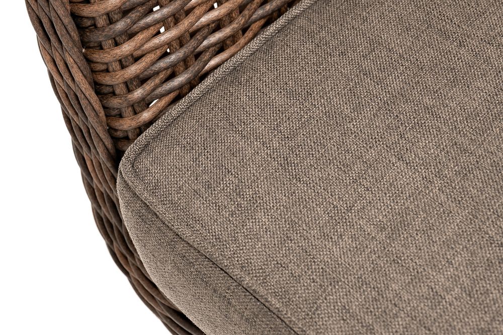 "Прованс" диван из искусственного ротанга трехместный, цвет коричневый