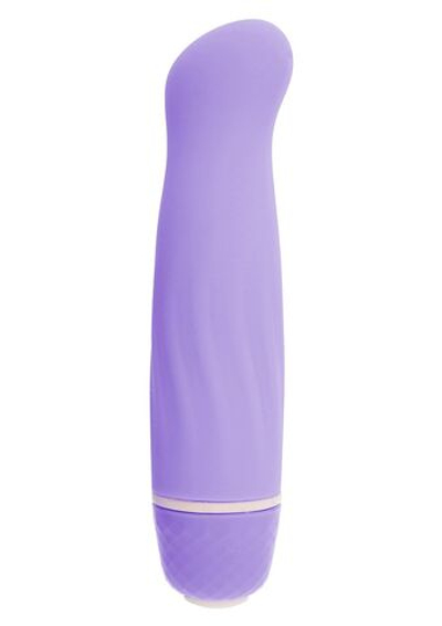 Фиолетовый мини-вибратор Microscopic Mini Mite - 12,5 см. (Цвет: фиолетовый)