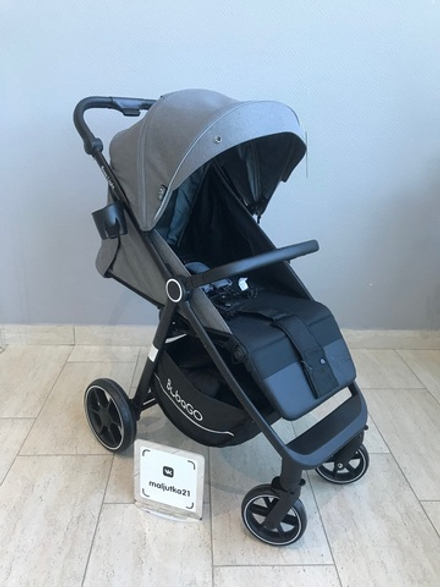 Коляска детская прогулочная BubaGo арт. BG 131-2 MODEL BASS LIGHT color/цвет Light grey/Светло-серый