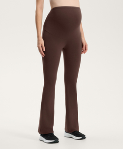 OYSHO Брюки-клеш для беременных Comfortlux 80 см, коричневый
