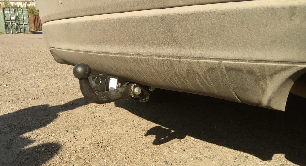 Фаркоп на Jeep Grand Cherokee WK2 2011-2021, кроме SRT8. Без выреза в бампере. Тип шара: A. Нагрузки: 2500/100 кг, JW 03