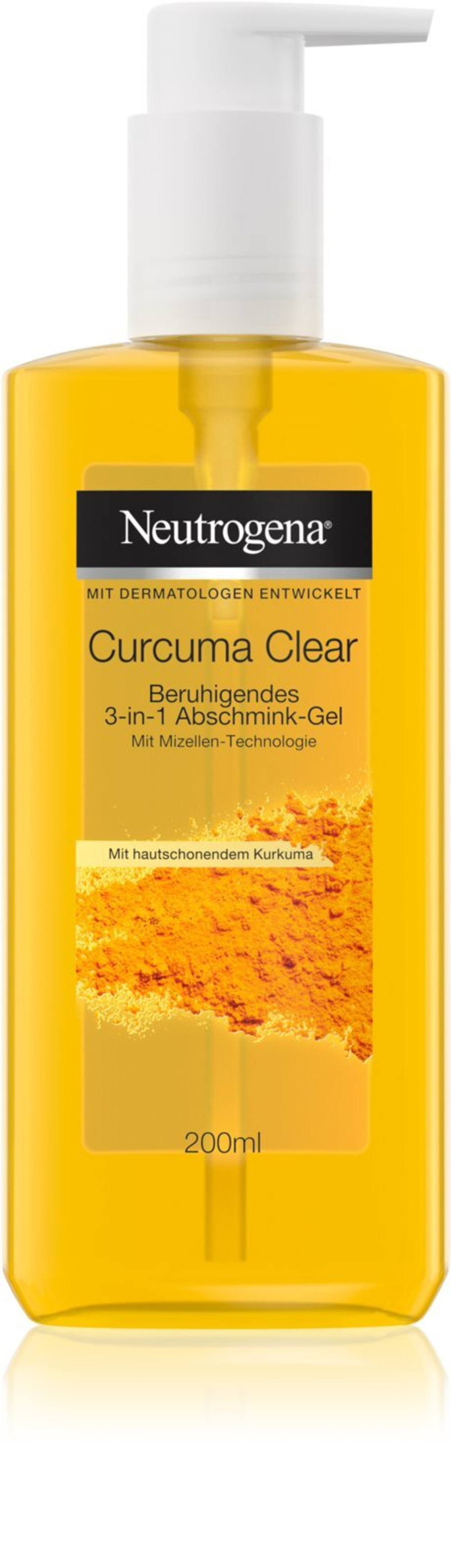 Neutrogena Curcuma Clear - очищающий мицеллярный гель /   200  ml  / GTIN 3574661588353