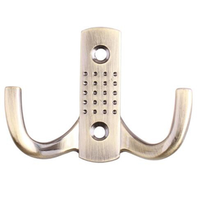 Крючок двойной перфорированный (бронза 1 шт.) 591380