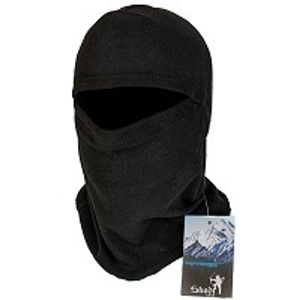 Маска ветро защитная Skadi MB-SK-02 цв. Черный (балаклава) ткань Polar Fleece