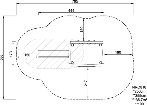 Комбинация с альпинистской стенкой