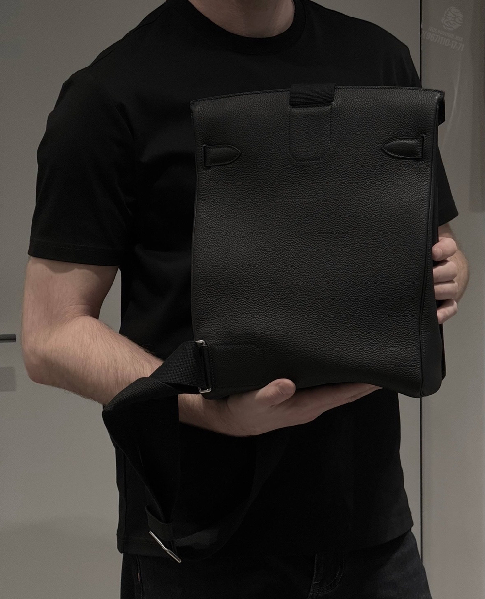 Нагрудная сумка-слинг Hermes