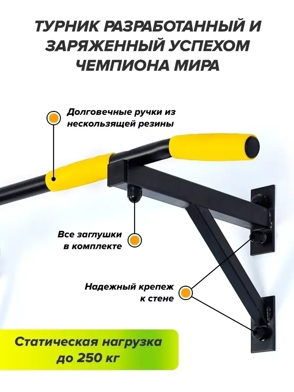 Турник Настенный AKTIV Черный