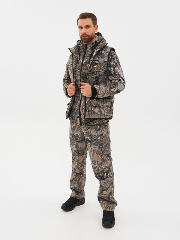 Костюм летний Тайга-3 ткань Твил-Пич цвет Лабиринт