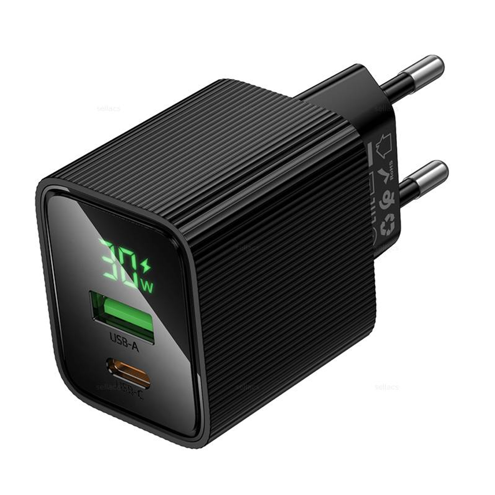Зарядное устройство PD30W+QC3.0 Hoco CS84A (black)