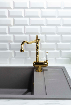 Смеситель для кухни Omoikiri Kyoto-G Золото OKY-G-35