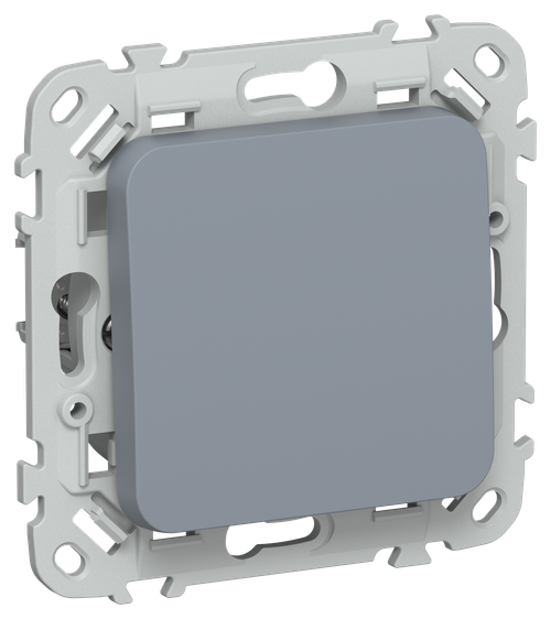 FLITE Выключатель 1-клавишный кнопочный 10А ВС11-2-0-ФлМ маренго IEK