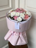 Авторский букет букет с пионовидной кустовой розой КЕНДИ