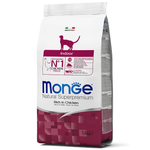 Сухой корм Monge Cat Daily Line Indoor для домашних кошек, из курицы 1,5 кг