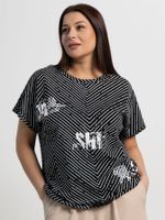 Блуза Ханна (черная) Б15461-20М LT Collection