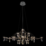 Подвесная светодиодная люстра Loft It Mira 10587/1000 Silver Asfour