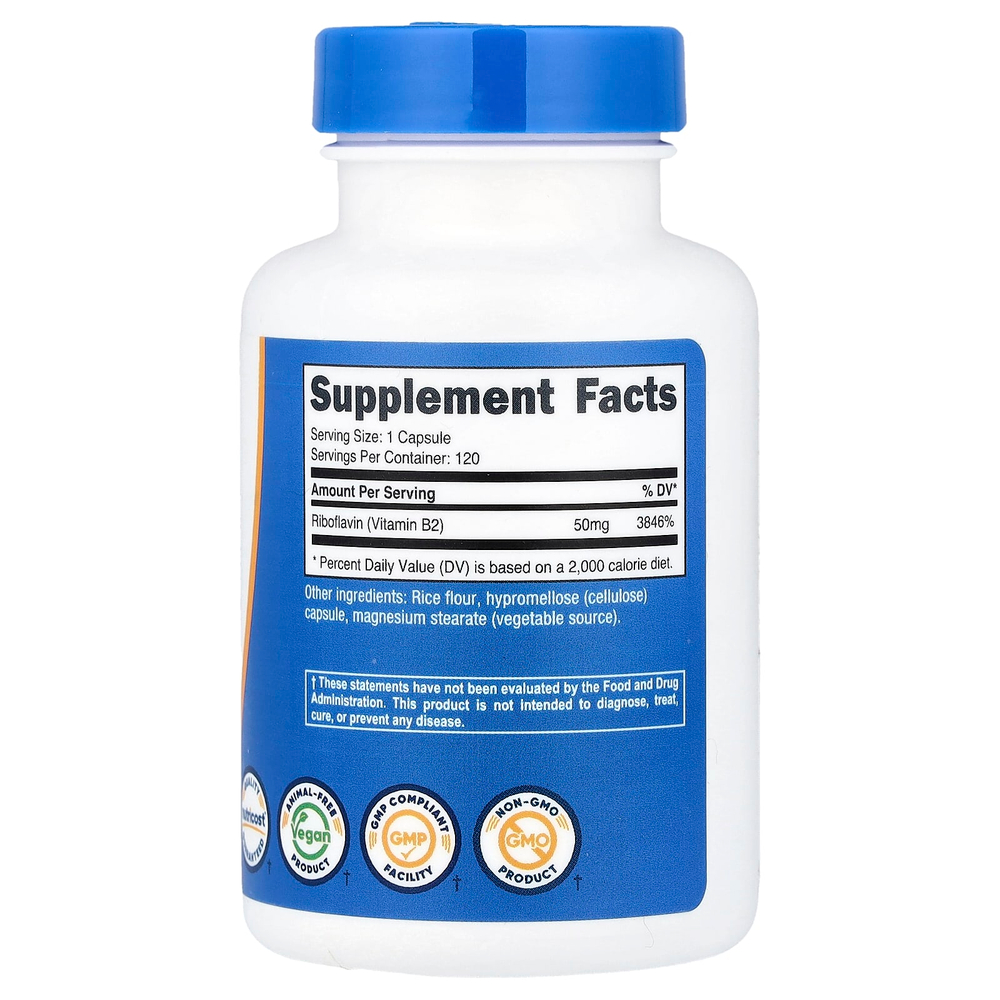 Nutricost, R-5-P, 50 мг, 120 капсул