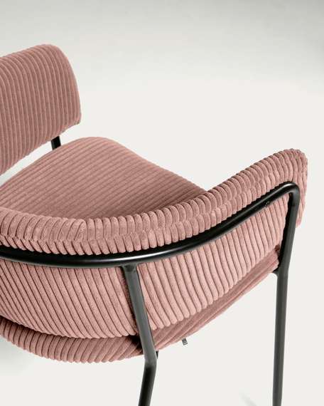 Стул Konnie розовый вельвет