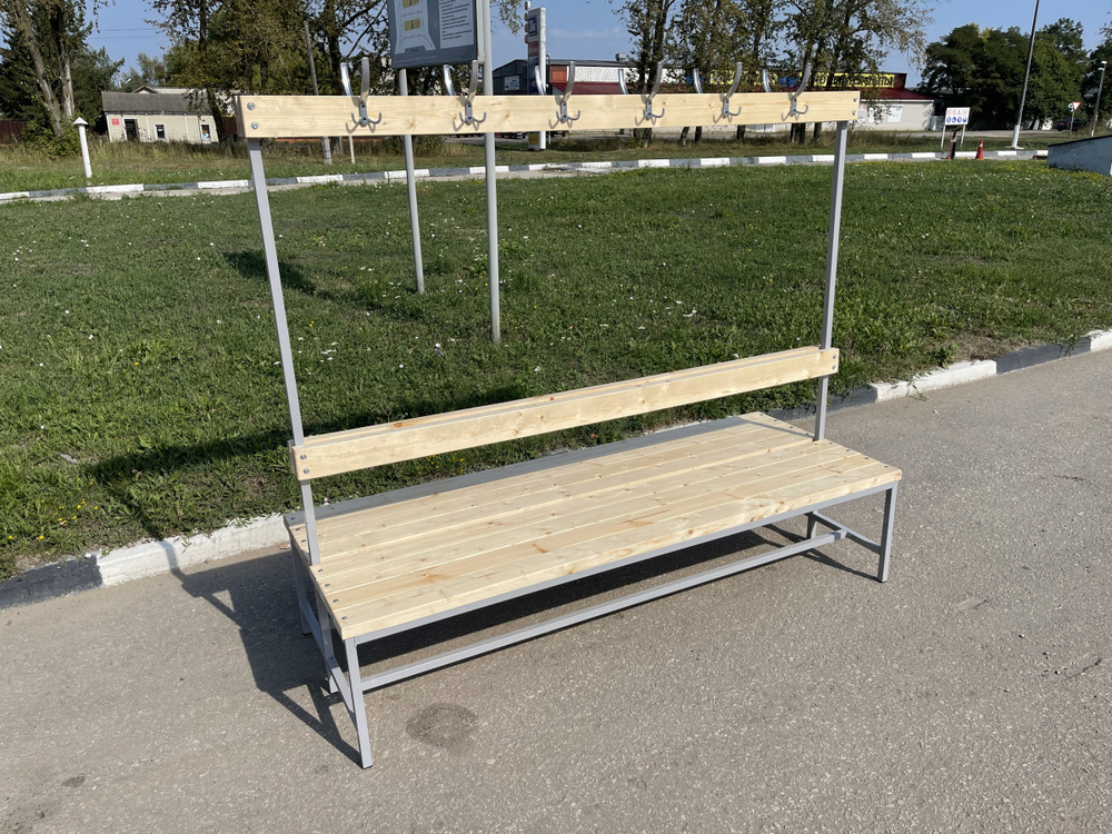 Скамейка для Раздевалки с вешалкой