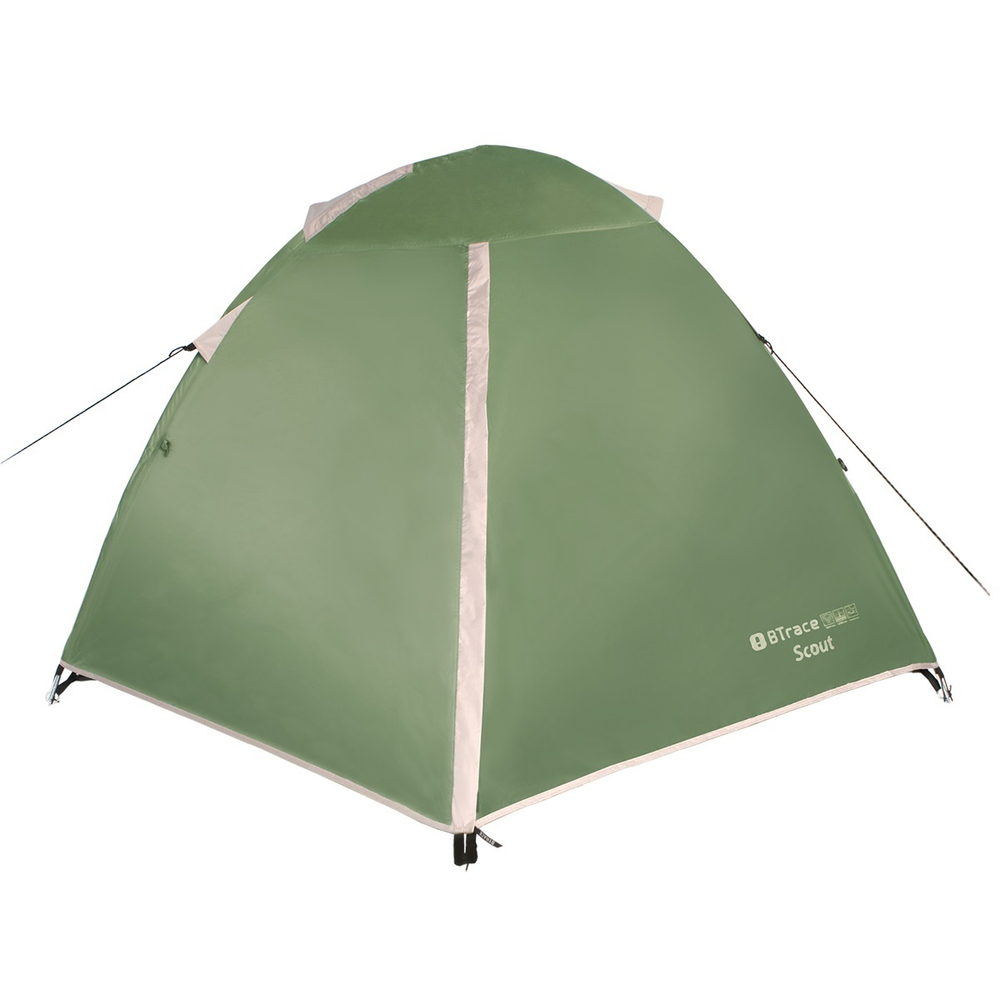 Палатка двухместная с увеличенным тамбуром BTrace Scout 2+ (290х220х120 см)