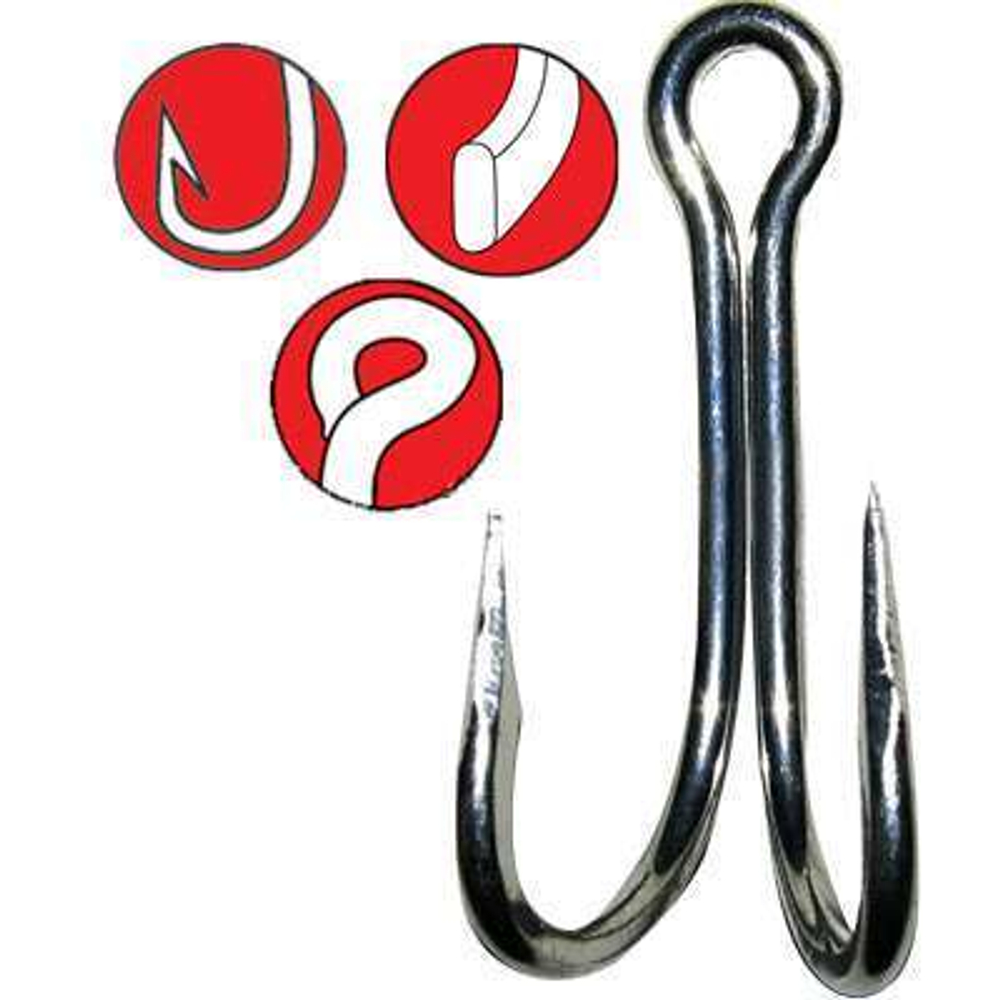 Крючок-двойник рыболовный LS-4523T №10 ( упк по 5шт)