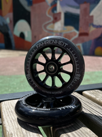 Набор колес (2 шт) Fahrenheit 110*24 mm 10-Spoked, чёрный