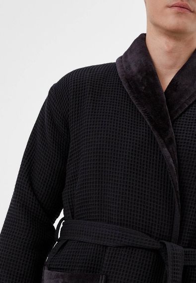 Михаэль (черный) M Халат махровый