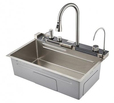 Мойка многофункциональная НЕРЖ (75х46мм) САТИН  САВОЛ