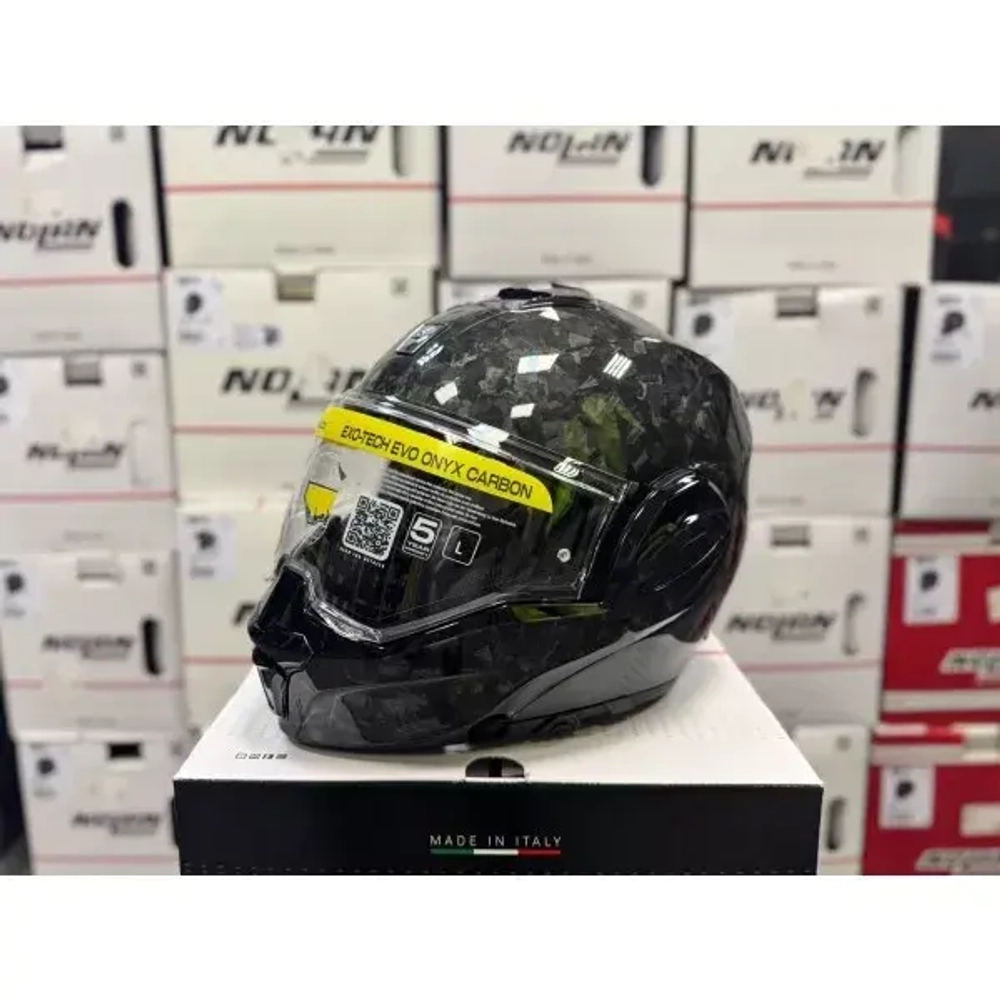 флип-бэк SCORPION EXO-TECH EVO Onyx Carbon Glossy