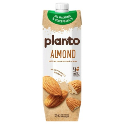 Напиток соевый Миндальный «Planto» 1 л