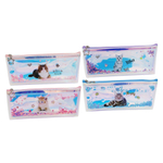 Пенал-косметичка Basir без наполнения, 21*8,5*4 см, серия "Котёнок", с плавающими пайетками, ассорти