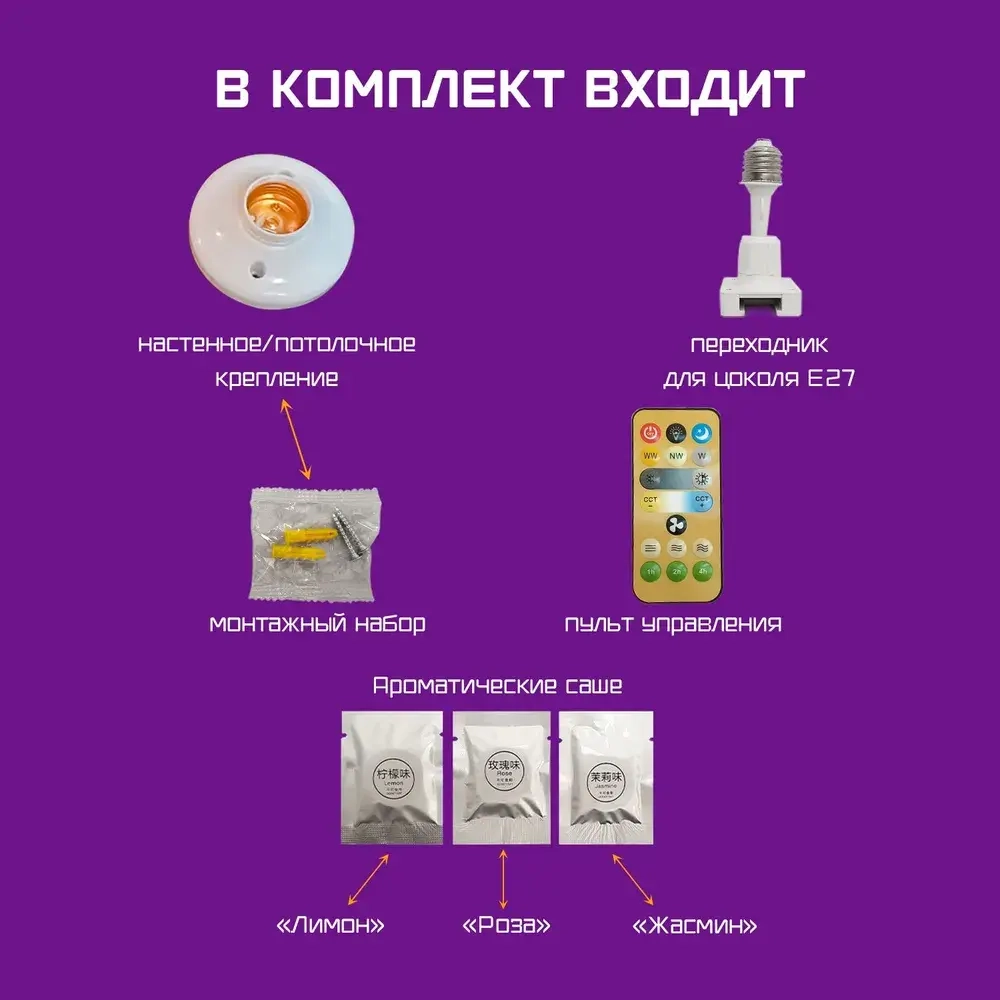 Фарлайт Люстра, E27, 35 Вт