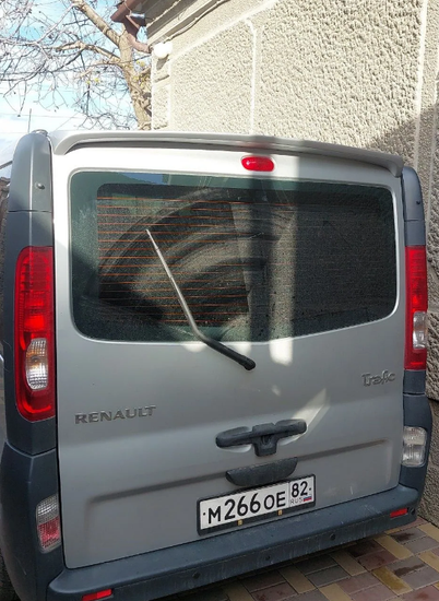 Спойлер OPEL VIVARO 2001-2019/ Renault traffic  2001-2019 / Nissan Primastar