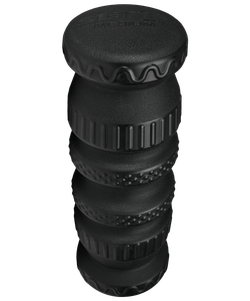 Ролик массажный FA-526, PU, средняя жесткость, 30x10 см, черный