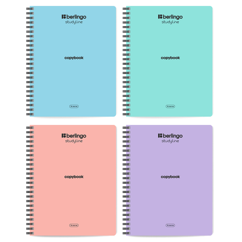 Тетрадь 96л., A5, клетка Berlingo "Instinct", 80г/м2, софт-тач, ассорти