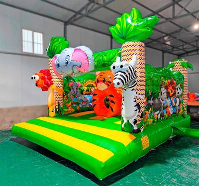 Коммерческий надувной батут «Чудо-сафари 2» 3,5*3,5*2,4 м