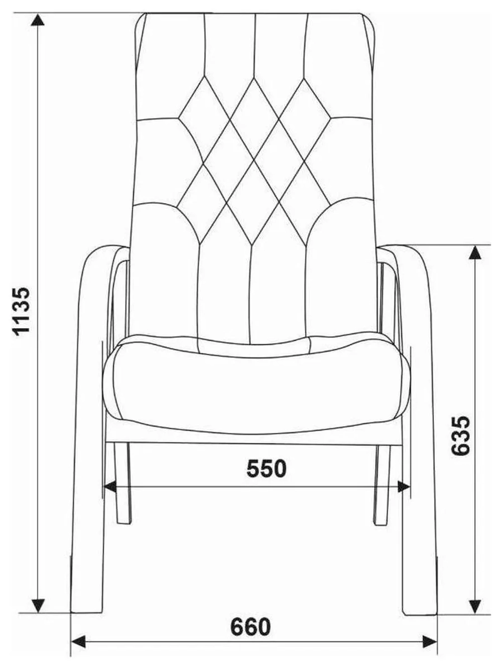 Кресло Бюрократ T-9928WALNUT-CF, зеленый, кожа, на ножках, дерево