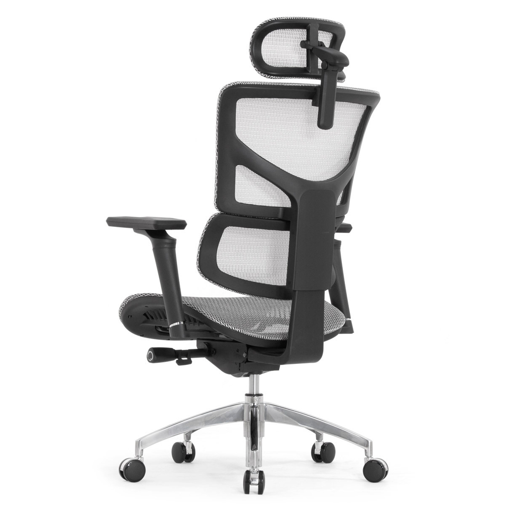 Кресло EXPERT 2 SAIL-ART SAS-MF01 T-06 White (подлокотник 6D(360), подголовник 5D, Сетка белая)