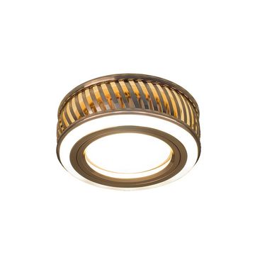 Встраиваемый точечный светильник 1*Gu5.3/LED 3W 3000K BL088 золото/белый Backlight Gauss